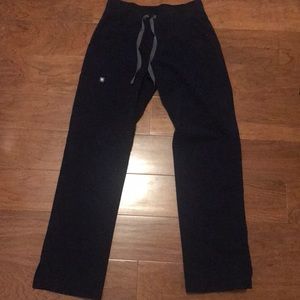Figs Navy blue kade cargo pants xxs p